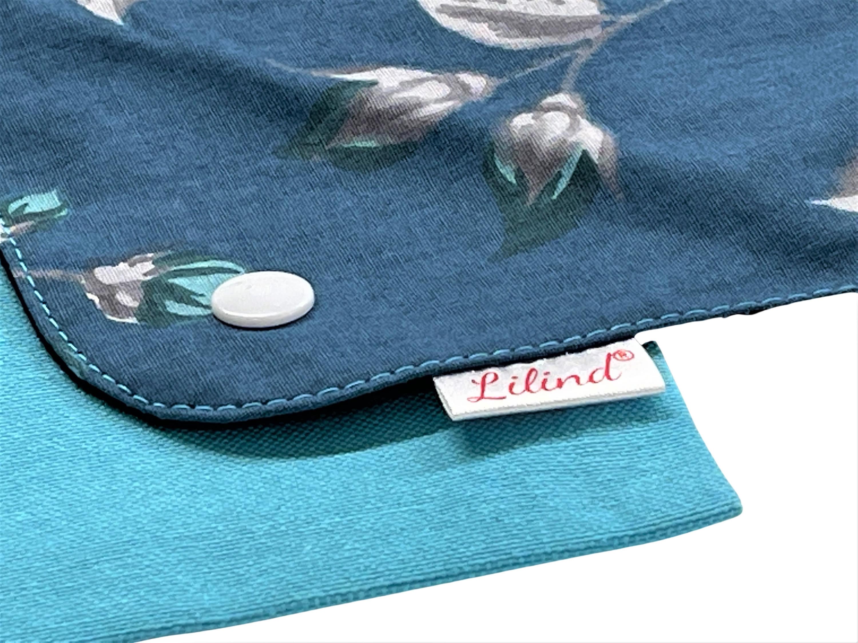 Lilind® 6 Pack Organic Cloth Pads with free Bag, Comfortable, Healthy, Waterproof, Reusable, 100% Cotton, Night Secrets