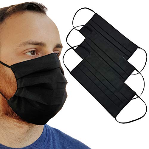 Lilind® Cloth Face Masks, Breathable, Handmade, Reusable, Washable Covers, 100% Cotton
