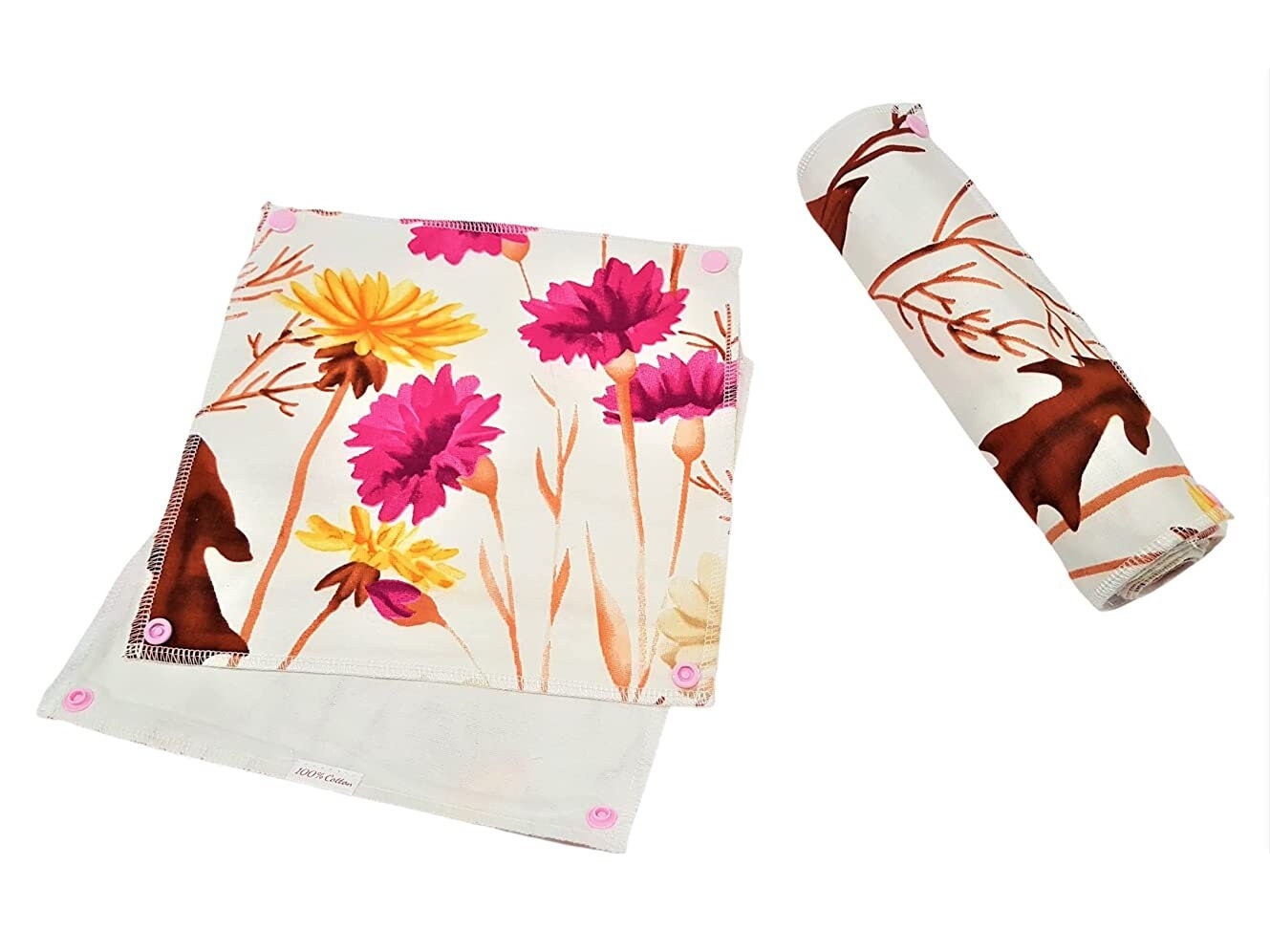Eco Kitchen Rolls, Zero Waste, Eco-Friendly, Washable, Reusable Nonpaper Towels, Cloth Napkins