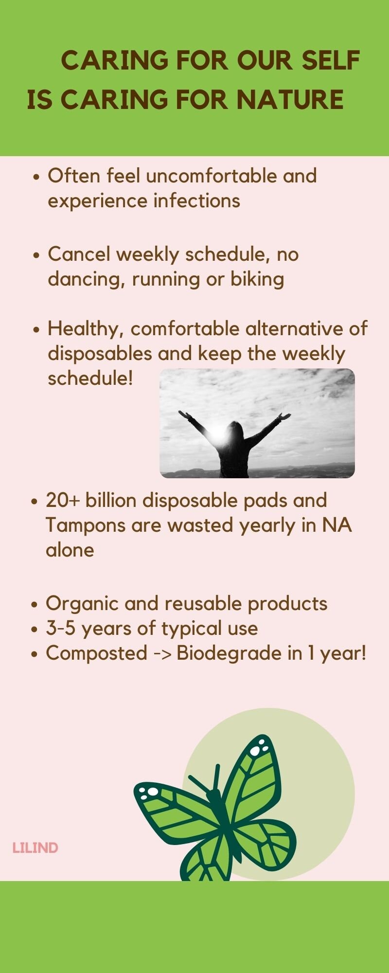 Starter Set Reusable Cloth Pads with free Bag, Waterproof Menstrual Sanitary Napkins, Lila Paris